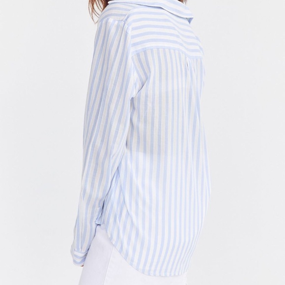 Silence + Noise Olivia Striped Button-Down Shirt - Picture 4 of 4